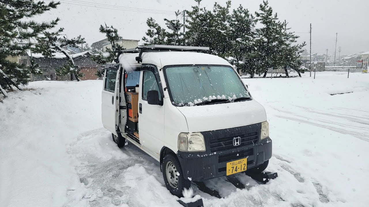 富山県での車中泊は3日で断念しました･･･