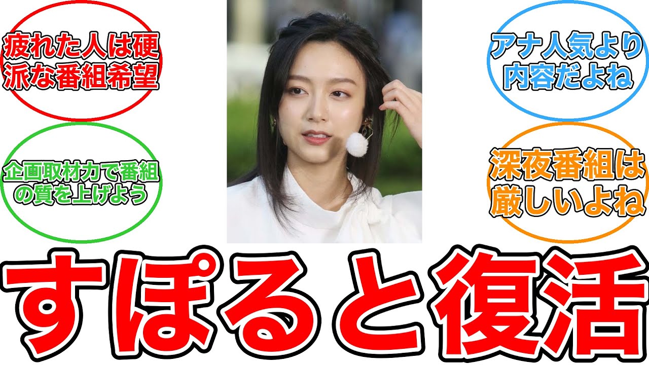 【反応集】すぽると！復活！女子アナ王国再興への期待と佐久間みなみ＆松崎涼佳の活躍