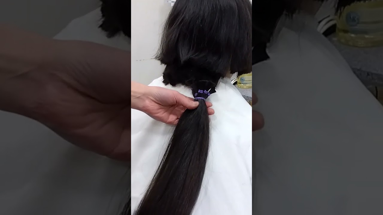 娘がヘアドネーションしました。