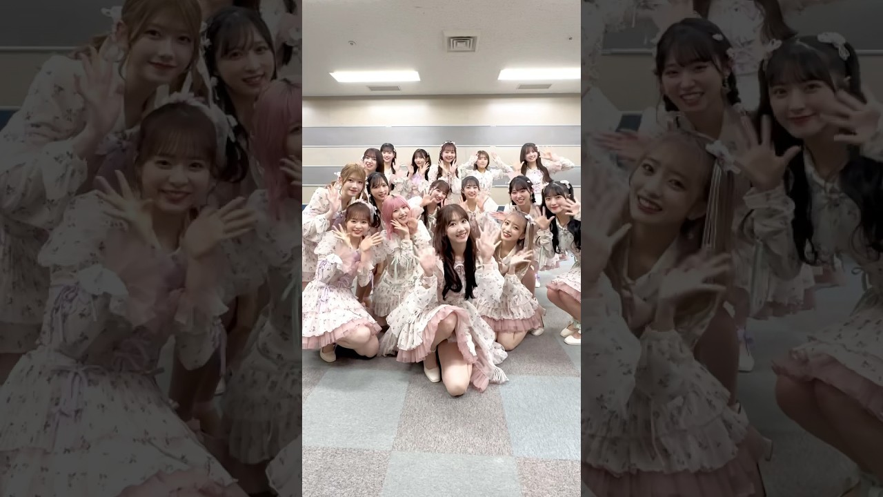 #AKB48 #カラコンウインク ゆきりんをセンターに全員でリレーダンス🩰🌷 #柏木由紀 #ゆきりん #リレーダンス #Shorts