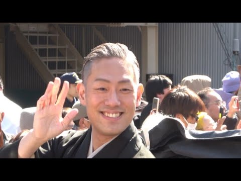 中村勘九郎 ・中村七之助 お練り中村勘三郎を偲ぶ ハプニングあり 平成中村座 中村区・中村公園 2024年3月3日 豊臣秀吉生誕地 加藤清正生誕地