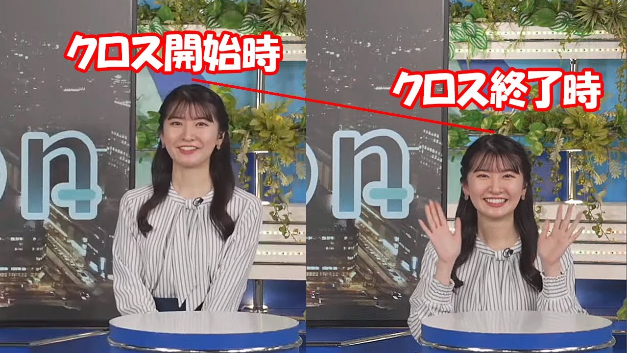 【駒木結衣・檜山沙耶】椅子の高さが気になってずんずん低くなっていくお天気お姉さん