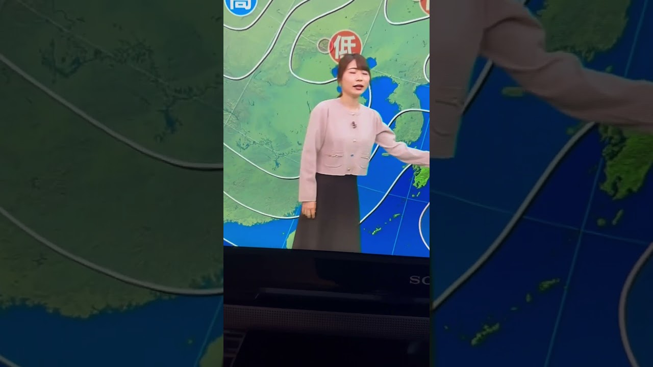 #気象予報士  今日の國本未華