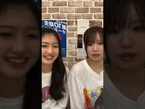 塩月希依音 水田詩織 (NMB48) インスタライブ 2/23/24