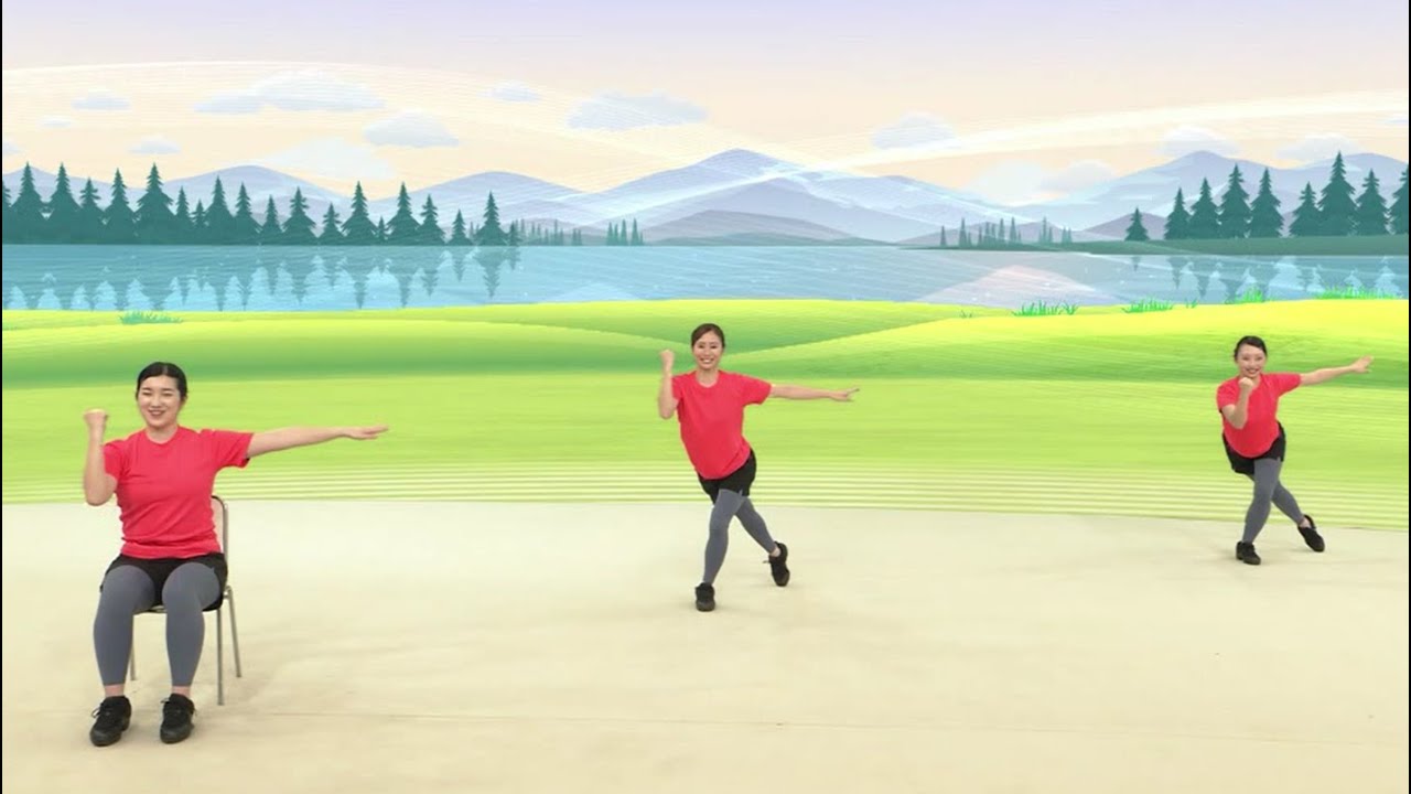 テレビ体操 令和6年2月　吉江晴菜、今井奈津美、舘野怜奈、杉井勇介