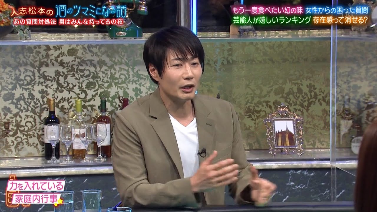 『人志松本の酒のツマミになる話』BGM 元お天気キャスター貴島が一喜一憂するラインキング…狩野英孝、女性からの質問はこれで乗り切れ！戸次重幸、半端ない家庭行事…ウイカがもう食べられない味を食べたい