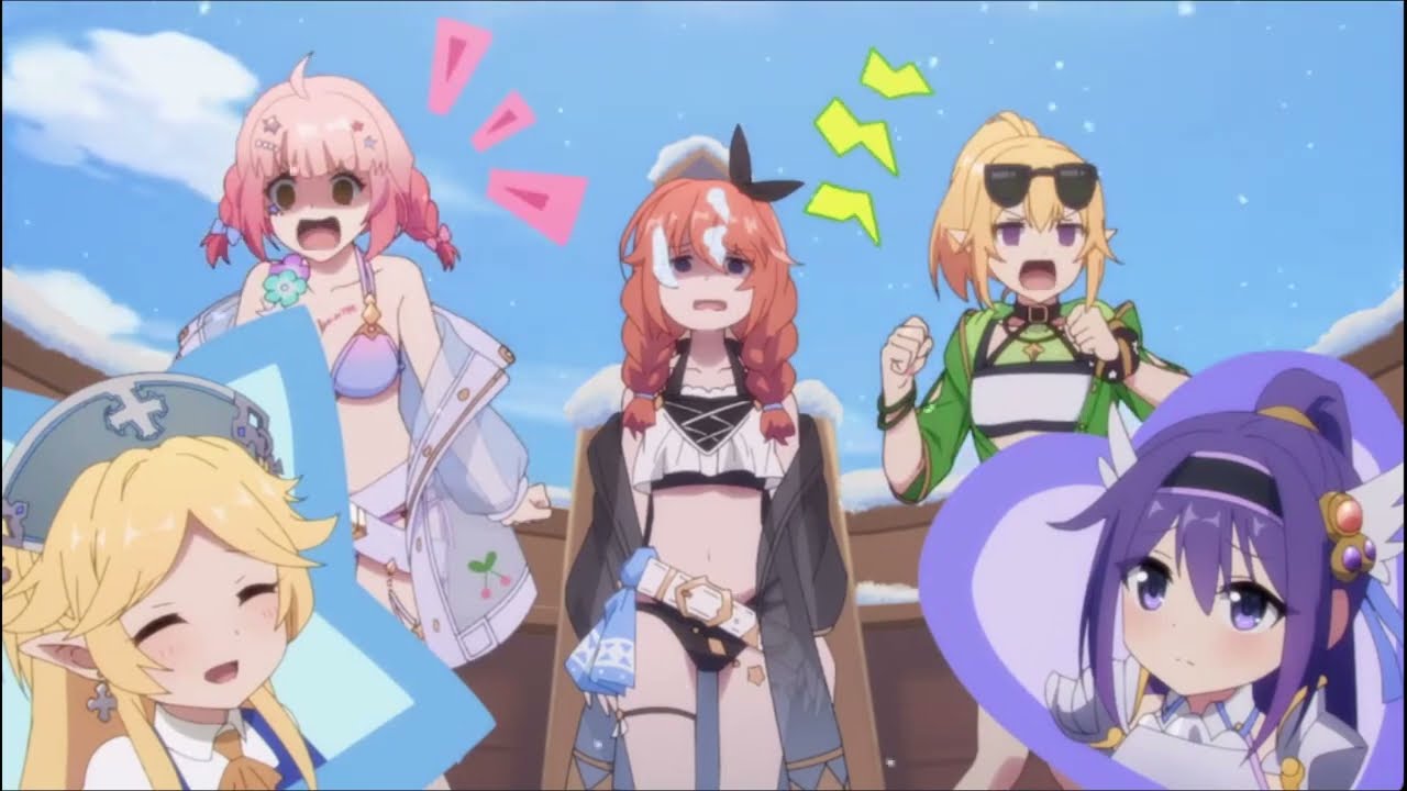 水着で雪山に行くなかよし部