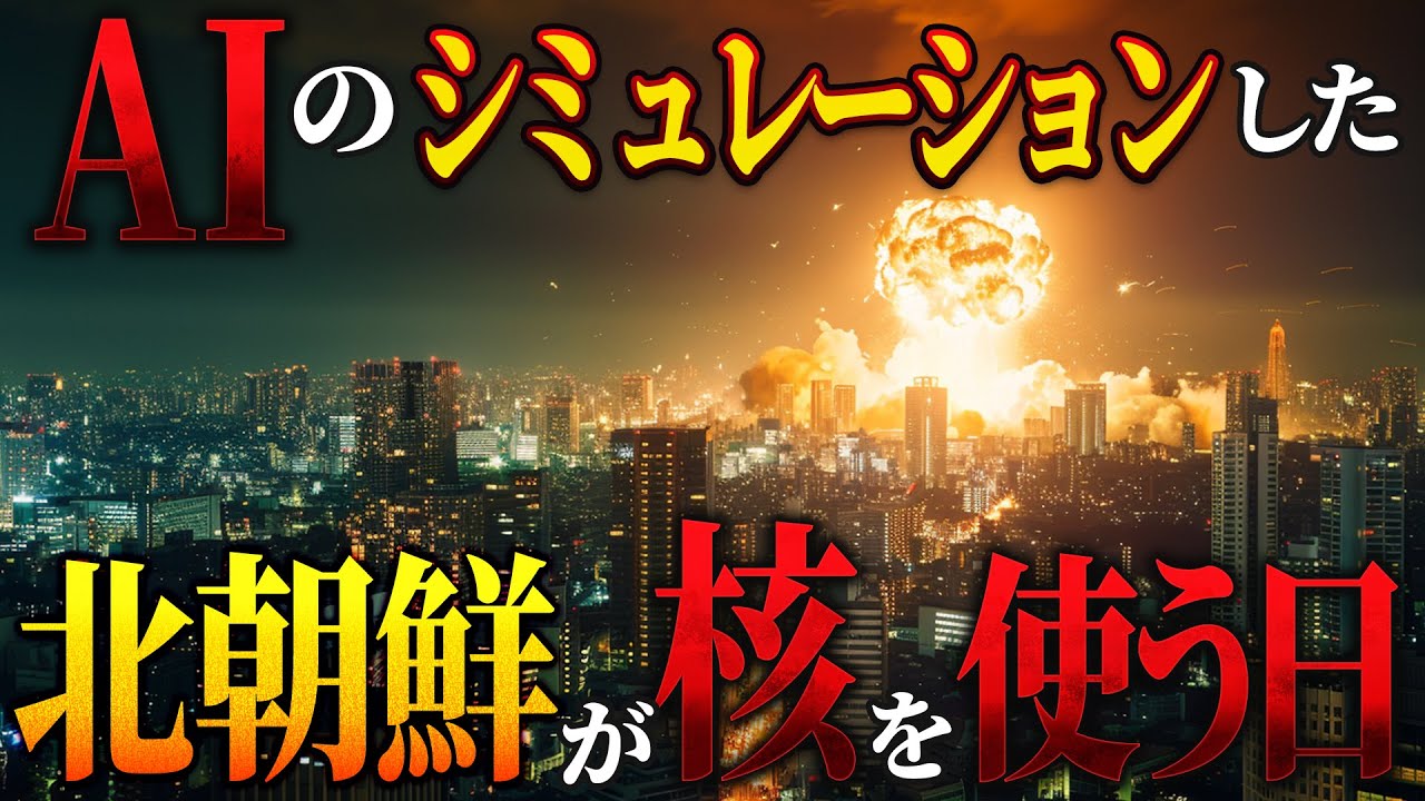 【地図で地政学】AIの考える、北朝鮮が核を使う日。日本は間違いなく狙われます。