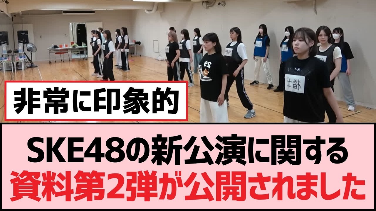 SKE48の新公演に関する資料第2弾が公開されました【SKE48】