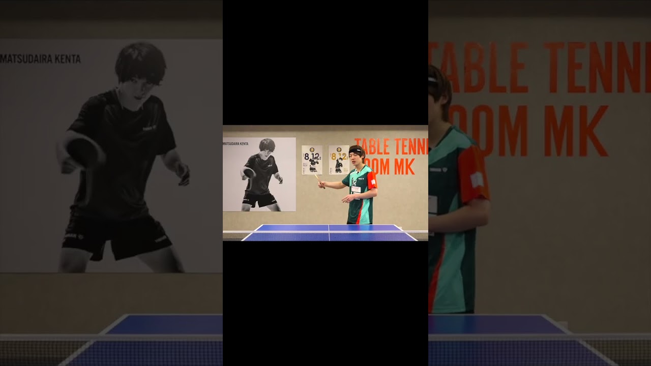 ペンホルダーのバックプッシュに対するバックドライブ解説【ワンポイントレッスン#88】#shorts