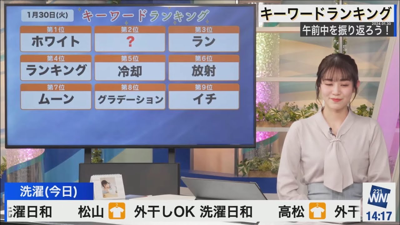 ランキング(2024/01/30火)青原