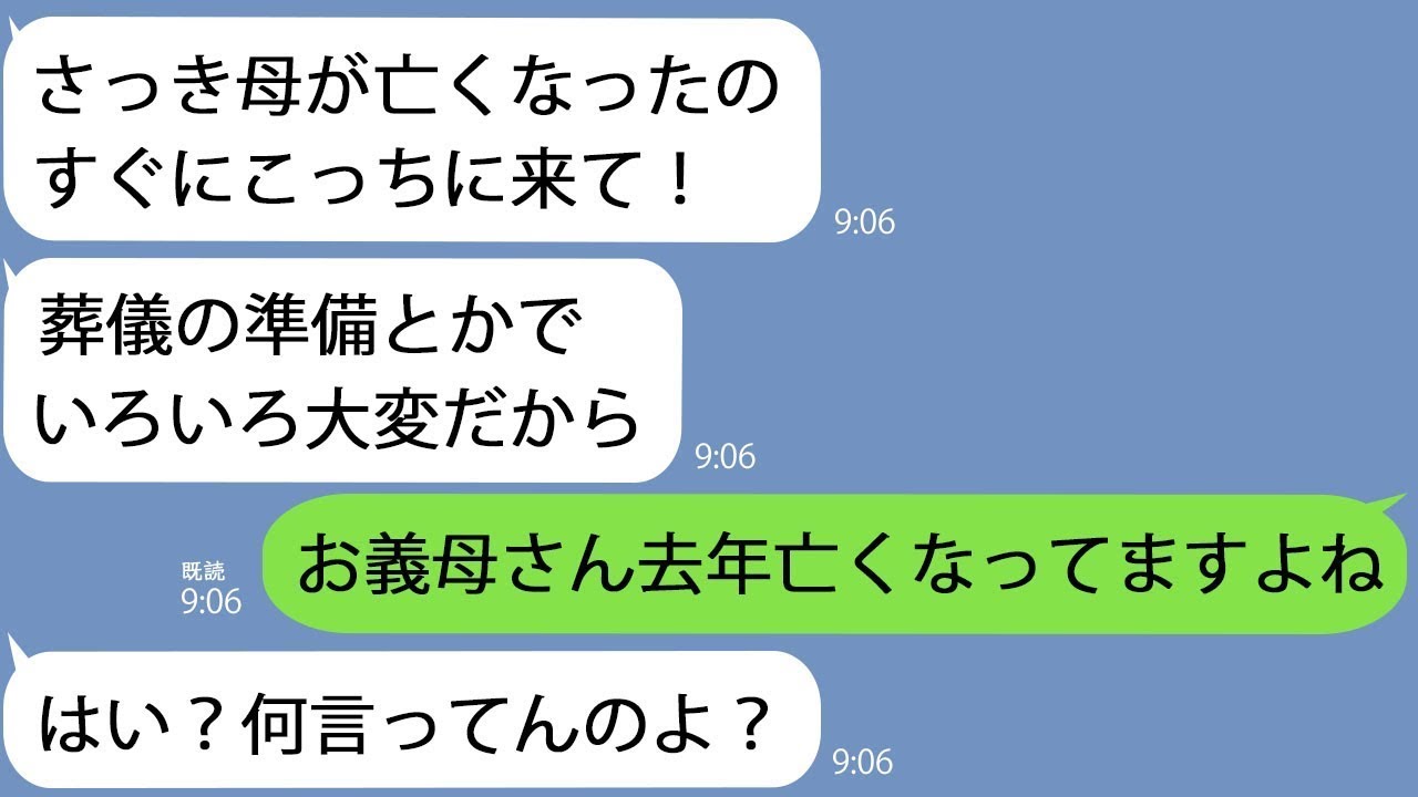【LINE】義姉から突然の連絡｢母が亡くなったからすぐに来て｣→そんなはずはないので詳しく話を聞いてみるととんでもない秘密が隠されていて【総集編】
