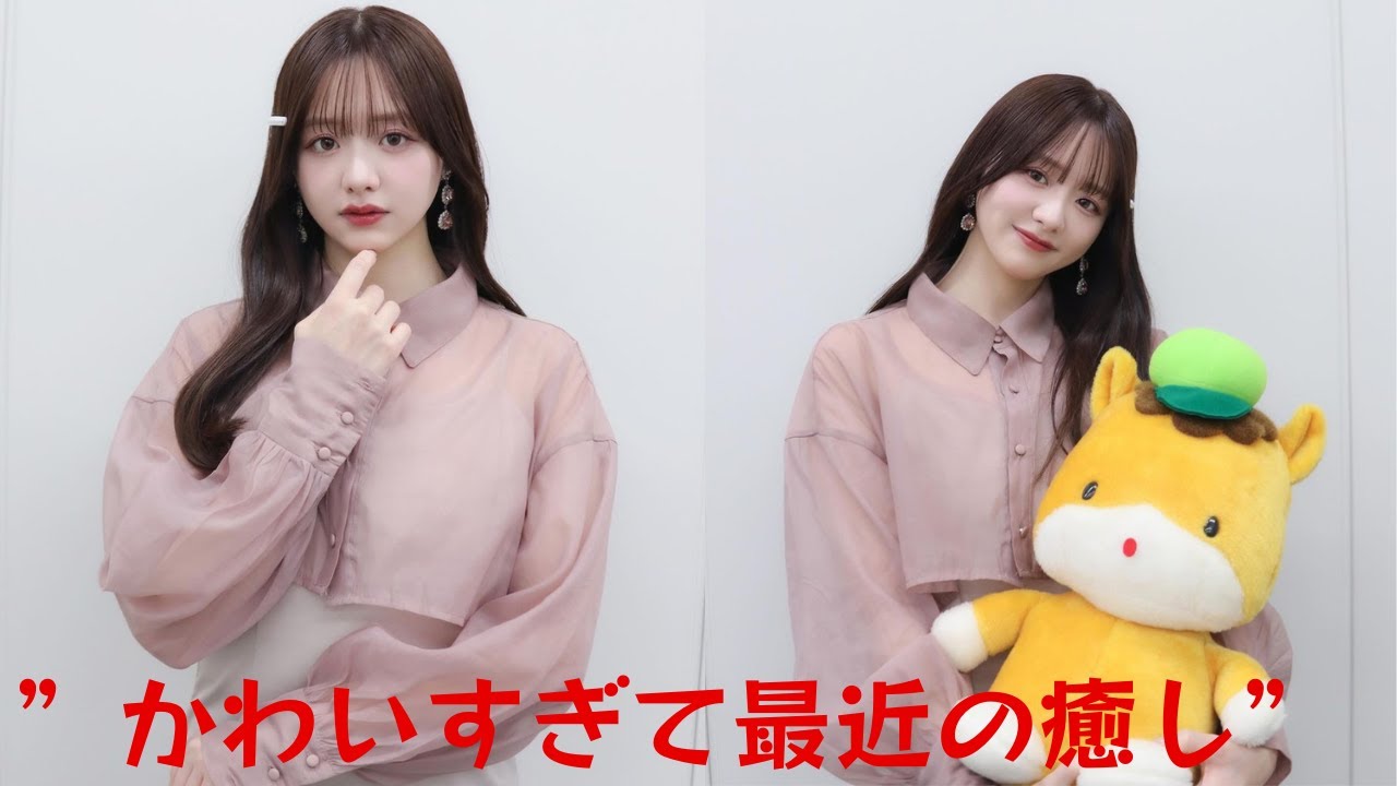 森香澄、かわいすぎるピンクのシャツを披露。