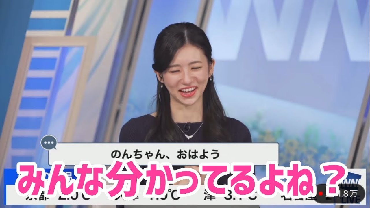 誕生日ハラスメント大島璃音【ウェザーニュース切り抜き】
