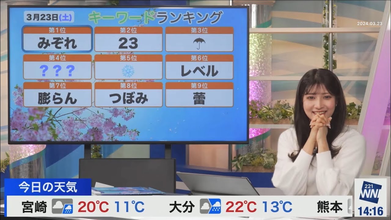 ランキング(2024/03/23土)岡本
