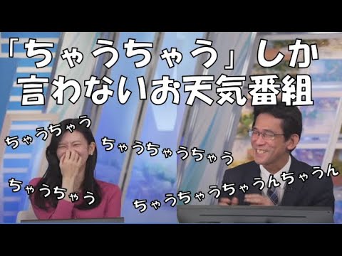 【大島璃音・山口剛央】🦔🐯っ「ちゃうちゃうしか言わないお天気番組(ニコ生コメ有り)」