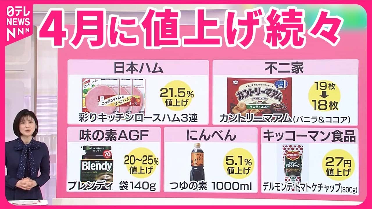 【どう乗り切る?】4月から変わる「値上げ」  新たな“お得”に注目【#みんなのギモン】