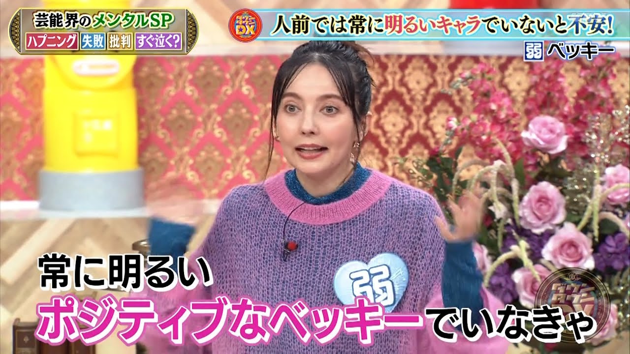 【特別プログラム】『ダウンタウンDX』2024 安藤優子対辛坊治郎！メンタル最強と最弱の壮絶なバトル、盟友が秘密を暴露！ザコシの予想外な弱点とは？向井とベッキーの涙の連続、繊細な心が露わになる！