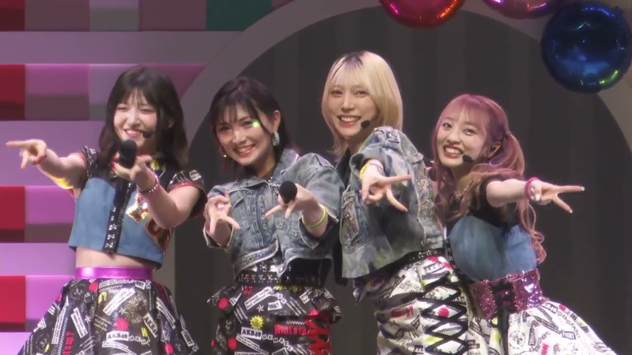 AKB48 「ゆうなぁもぎおんラストパーティー」～1部 1600 ～【朗報】最後に4人で歌って踊ってみた【感謝】