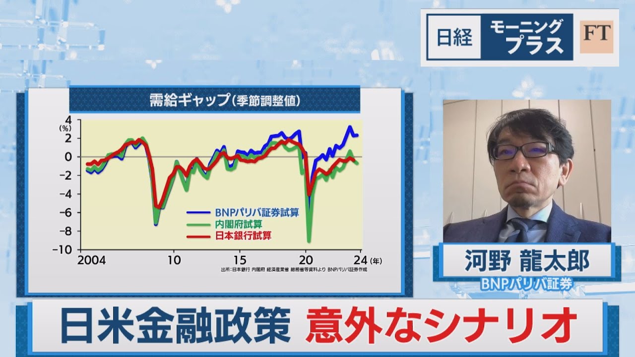 日米金融政策 意外なシナリオ【日経モープラFT】（2024年4月2日）