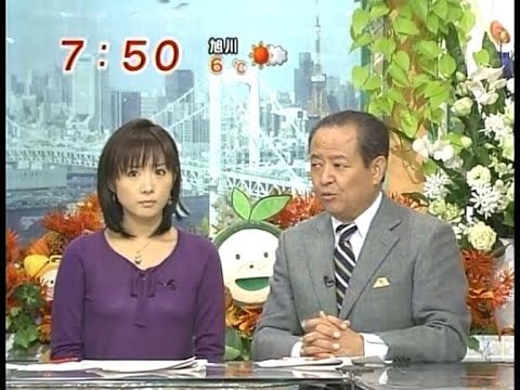 【めざましテレビ】高島彩と中野美奈子の気になる胸元♡♡