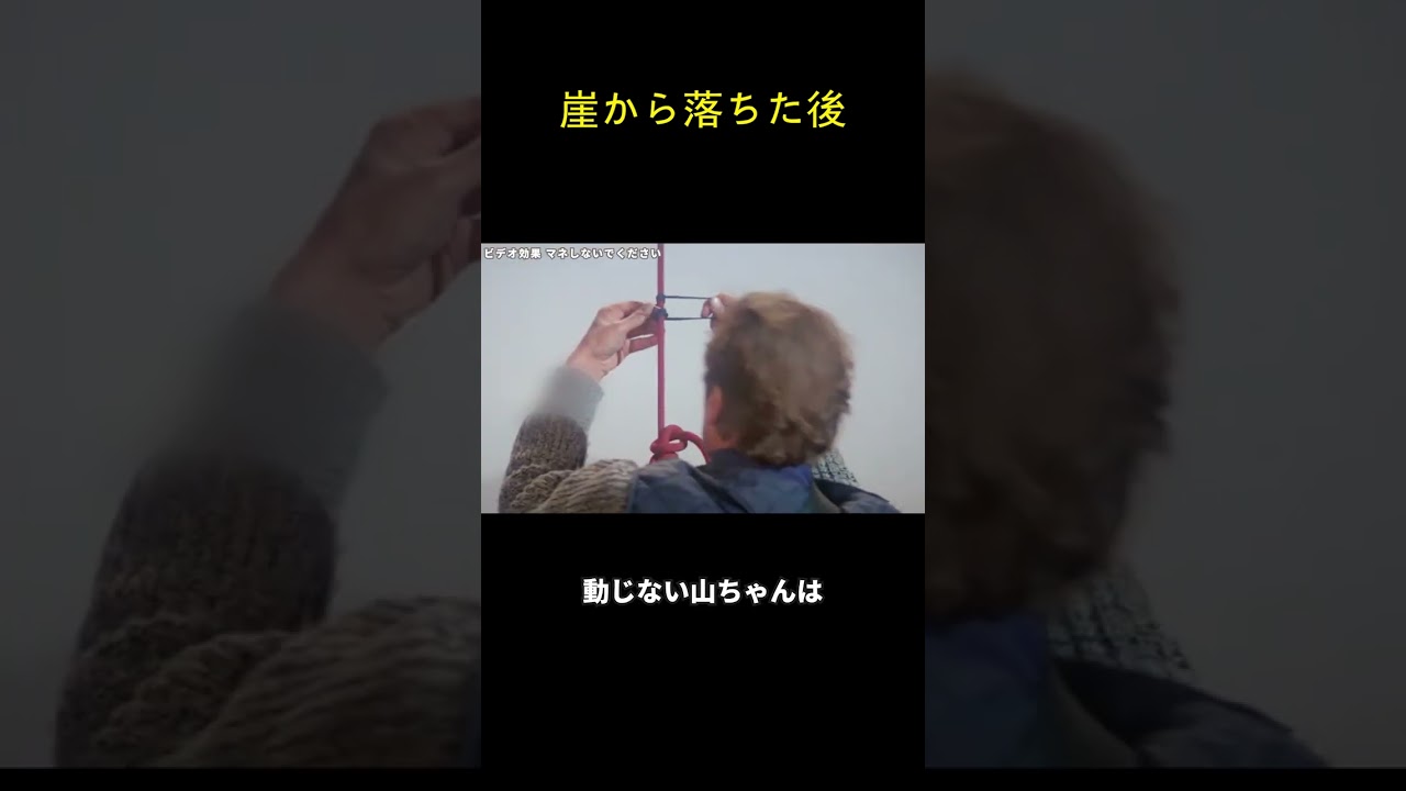 崖から落ちた後