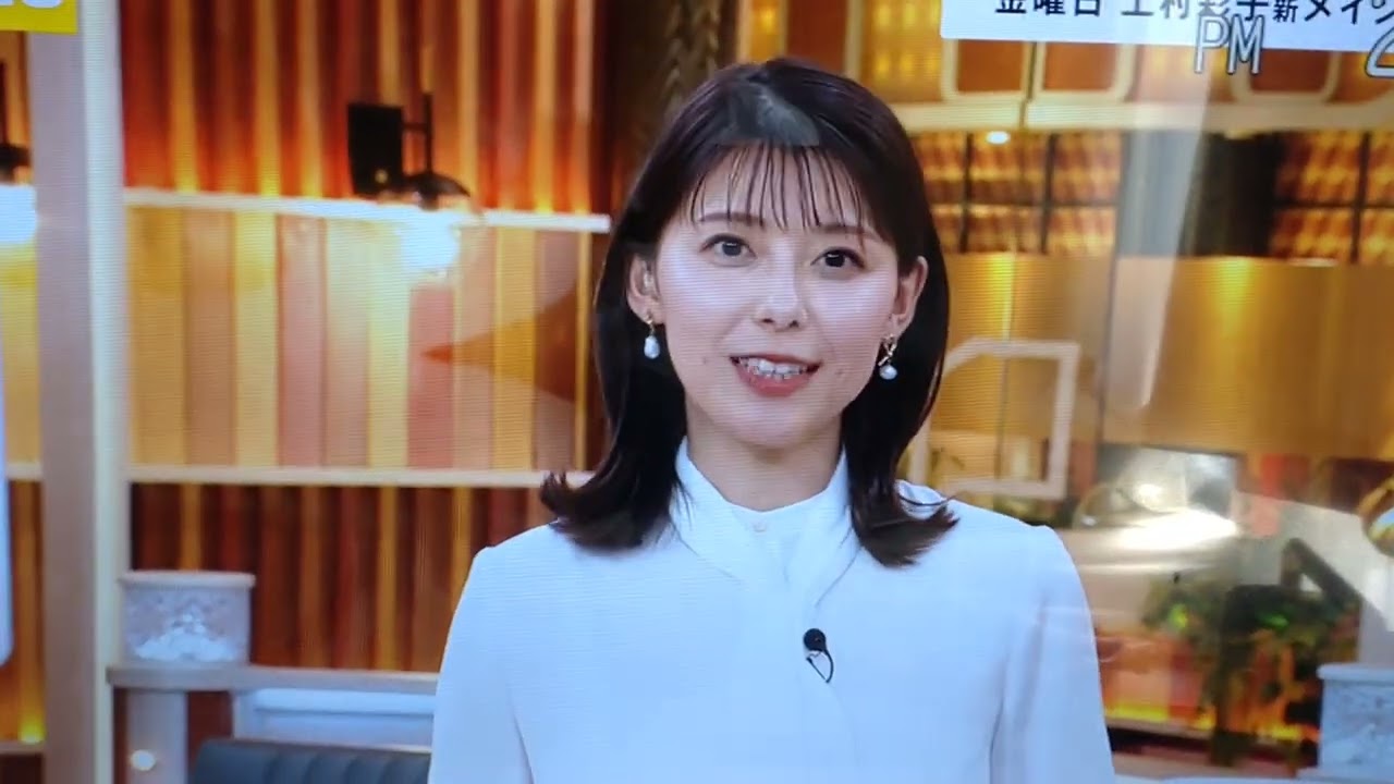 TBS news23 上村彩子アナウンサー　メインキャスター