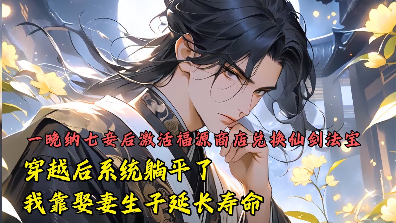 《穿越后系统躺平了，我靠娶妻生子延长寿命》你穿越到修真界绑定了多子多福系统，只要不断娶妻生子就能获得寿命奖励，还激活了福源商店可以兑换仙剑法宝修炼升级。EP1[MultiSub] #爽文 #小说