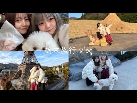 【Vlog】家族で栃木旅行🐶妹目線編集&天の声【関西姉妹】