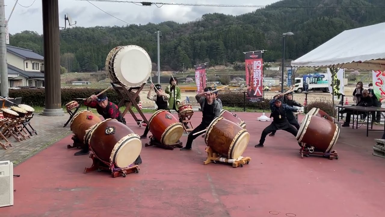 ザ・シンバ　2024年4月13日　新野「道の駅　蔵」23周年記念『橋北新囃子』