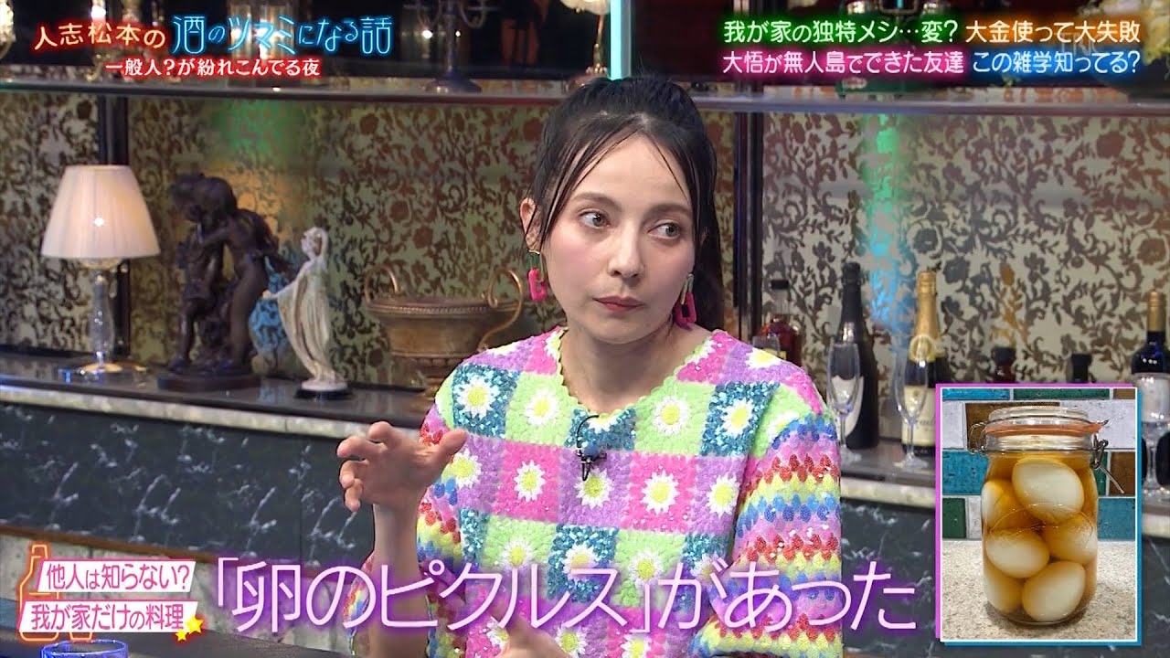 『人志松本の酒のツマミになる話』BGM ベッキー＆大橋未歩が親との秘密の旅で体験した驚きの場所！ノブ家の不思議な料理とは？高額な買い物が裏目に出た痛恨の失敗！ランペイジ陣が繰り広げる雑学バトル！