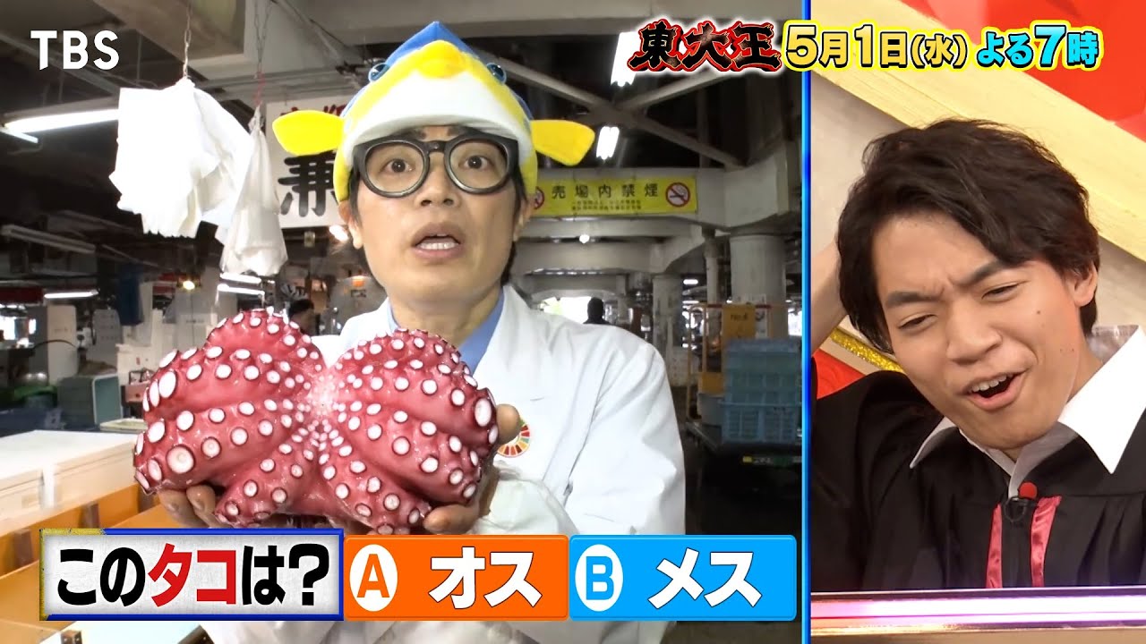 『東大王』5/1(水) 明日から役立つお魚クイズSP!! お得な情報満載！【TBS】