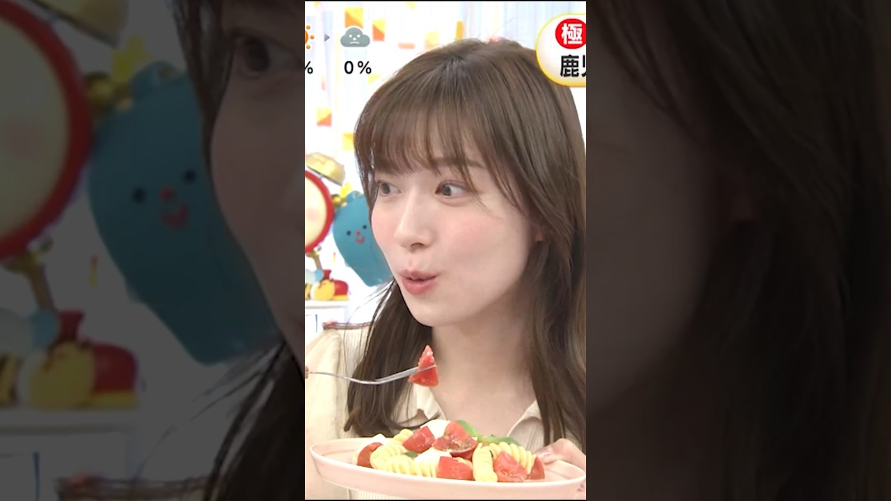 阿部華也子アナの食べる姿がイイ