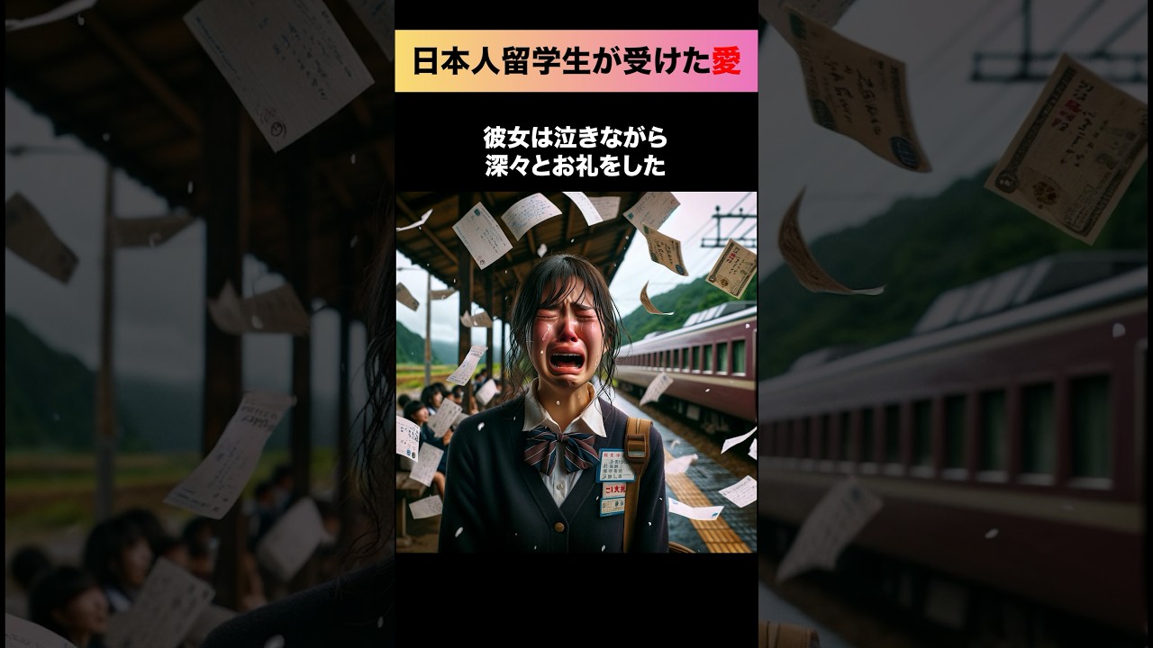 日本人の留学生がアメリカで受けた無償の愛 #感動する話 #shorts