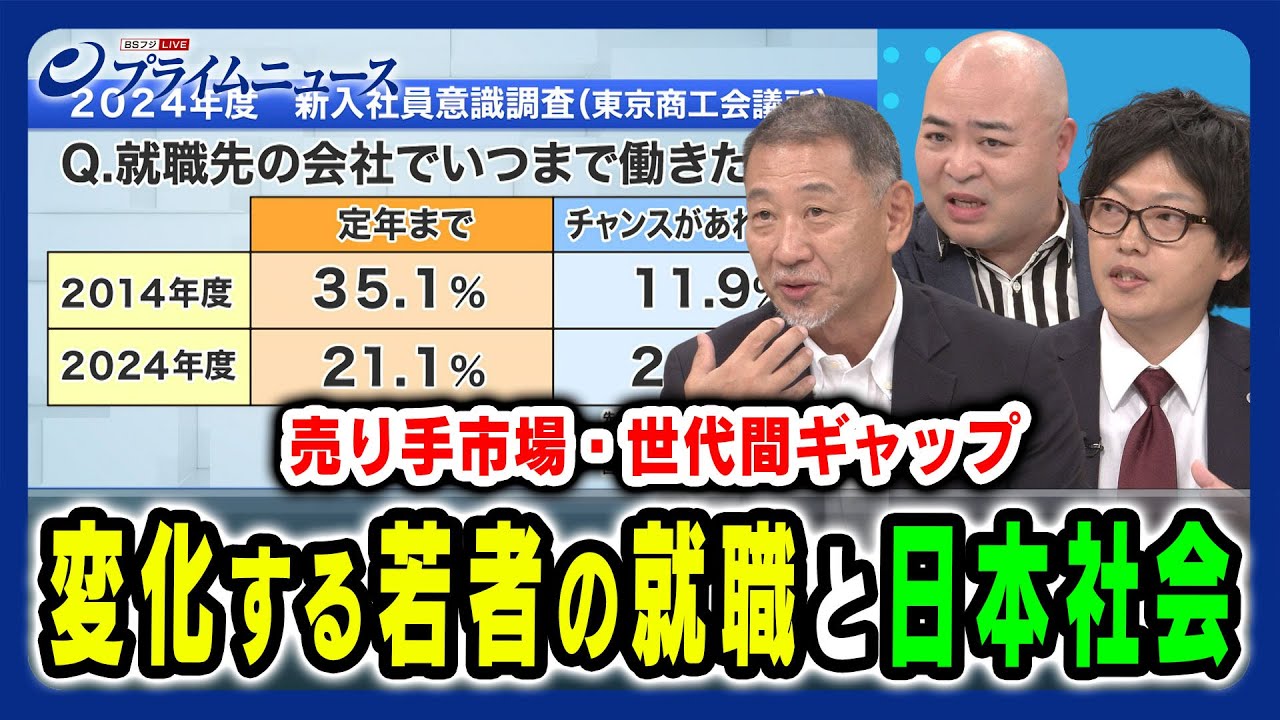 【新卒離職率とＺ世代】その背景と日本社会 岩田松雄×原田曜平×谷本慎二 2024/5/3放送＜後編＞
