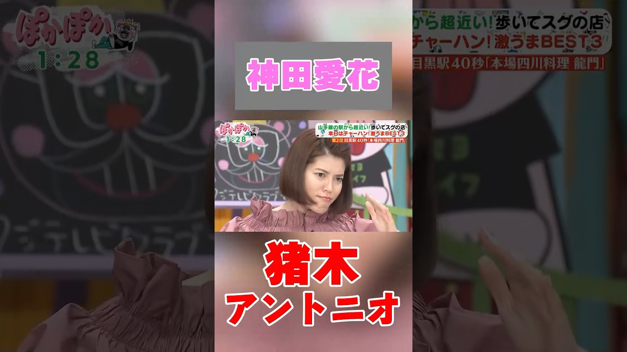 神田愛花のアントニオ猪木www