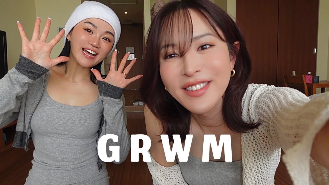 【GRWM】女とオカマのゆるゆる身支度 in 沖縄🌺