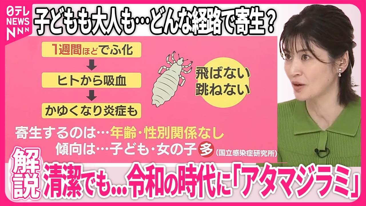 【清潔でも……】令和の時代に「アタマジラミ」ナゼ？ 女の子に多く発生、“フケ”と勘違いも 経路と対策は？【#みんなのギモン】