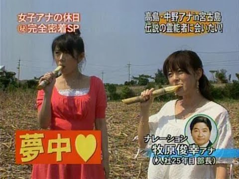 女子アナの休日その②♡高島彩♡中野美奈子