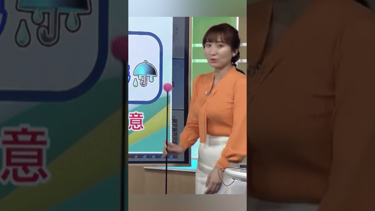 #気象予報士  高画質4Kで自慢のスタイルを魅せつける予報士:吉井明子！
