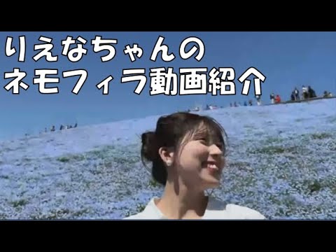 【小林李衣奈・戸北美月】🐹(🍥´ω｀🍥)っ「りえなちゃんのネモフィラ動画紹介(ニコ生コメ有り)」