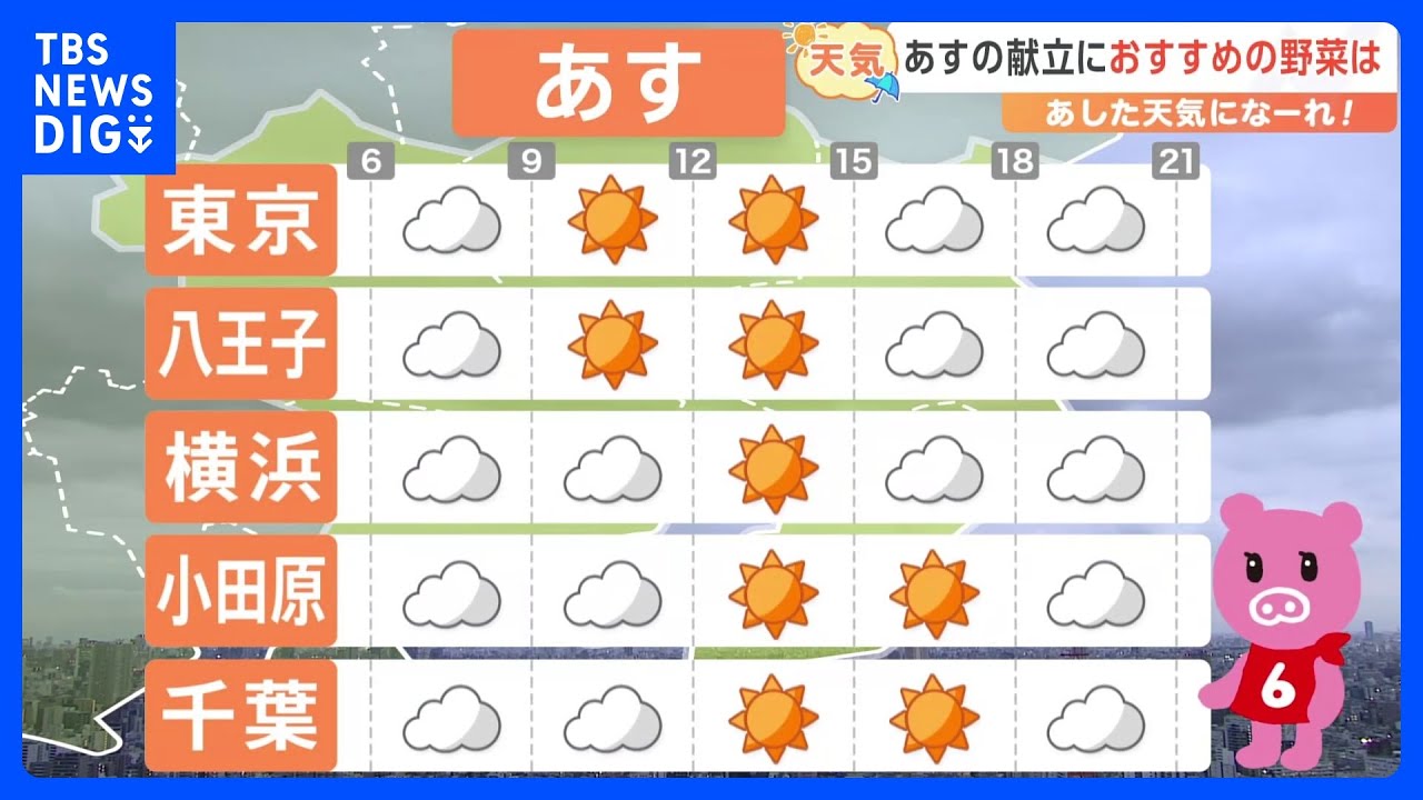 【5月16日 関東の天気】今夜の雨はあす朝まで｜TBS NEWS DIG