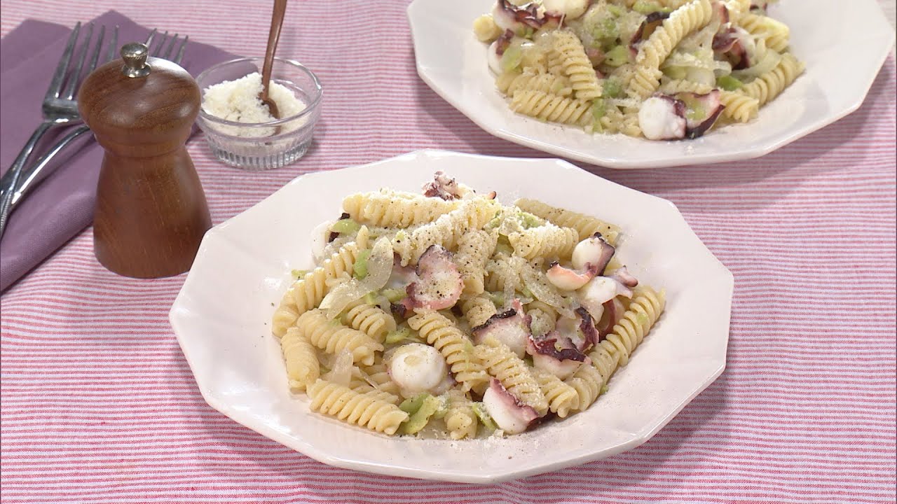 【3分クッキング公式】そら豆とたこのアンチョビーパスタ