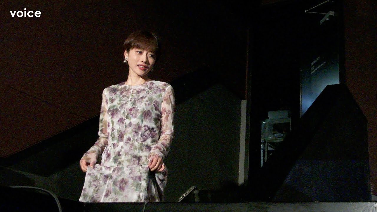 石原さとみ、客席通路から登場　美しさ際立つワンピ姿　SNSの向き合い方にも言及：映画『ミッシング』特別試写会