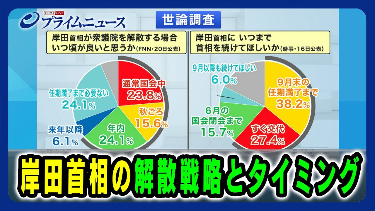 【世論調査では９月？】岸田首相の解散戦略とタイミング 2024/5/24放送＜前編＞