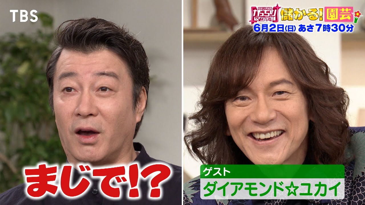 『がっちりマンデー!!』6/2(日) 雑草を根ごと抜くマシンがバカ売れ！｢儲かる！園芸｣【TBS】