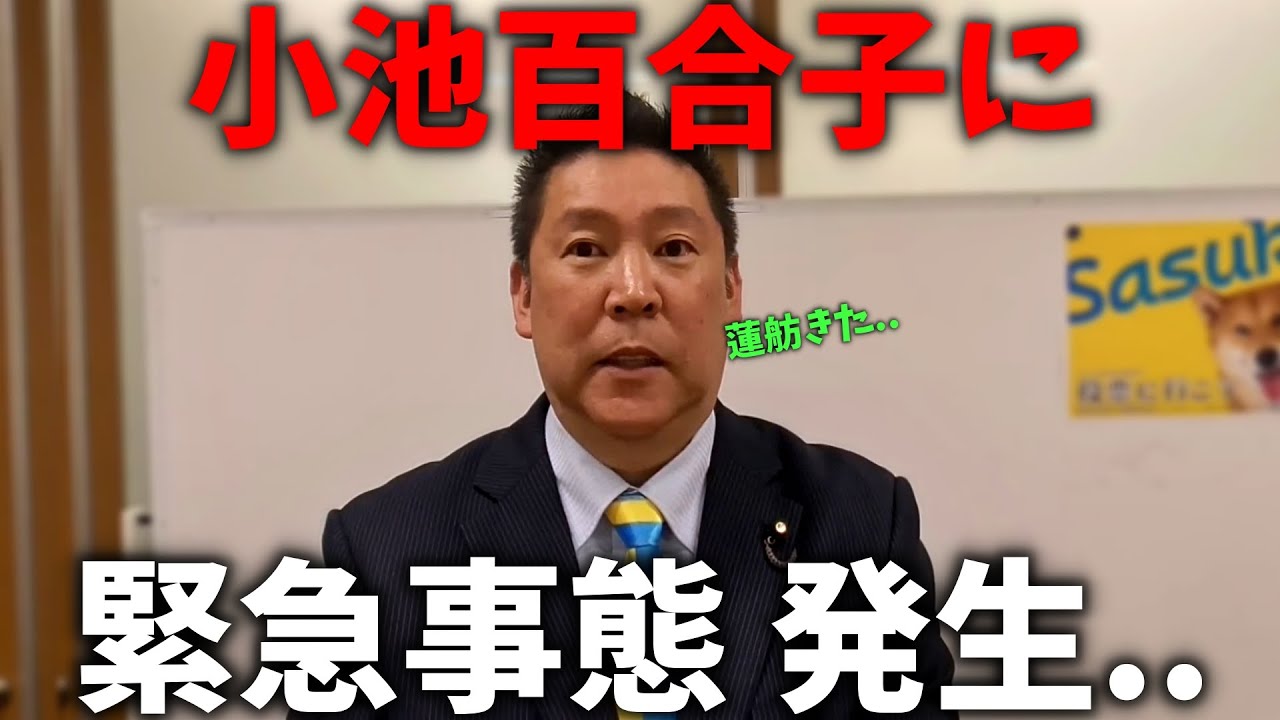 【立花孝志】完全に予想外、、都知事選で小池百合子が落選する可能性が出てきました、、女帝vs女帝、勝敗のカギを握るのは、、【NHK党 小池百合子 蓮舫 東京都知事選挙】
