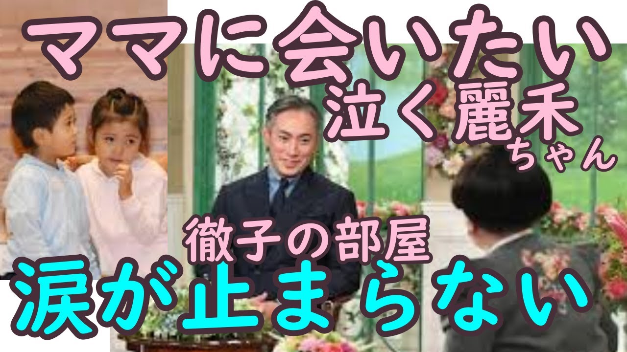 ６歳で母・小林麻央さんを失った麗禾さんの時々取り乱す様子を聞き、徹子さんも涙。