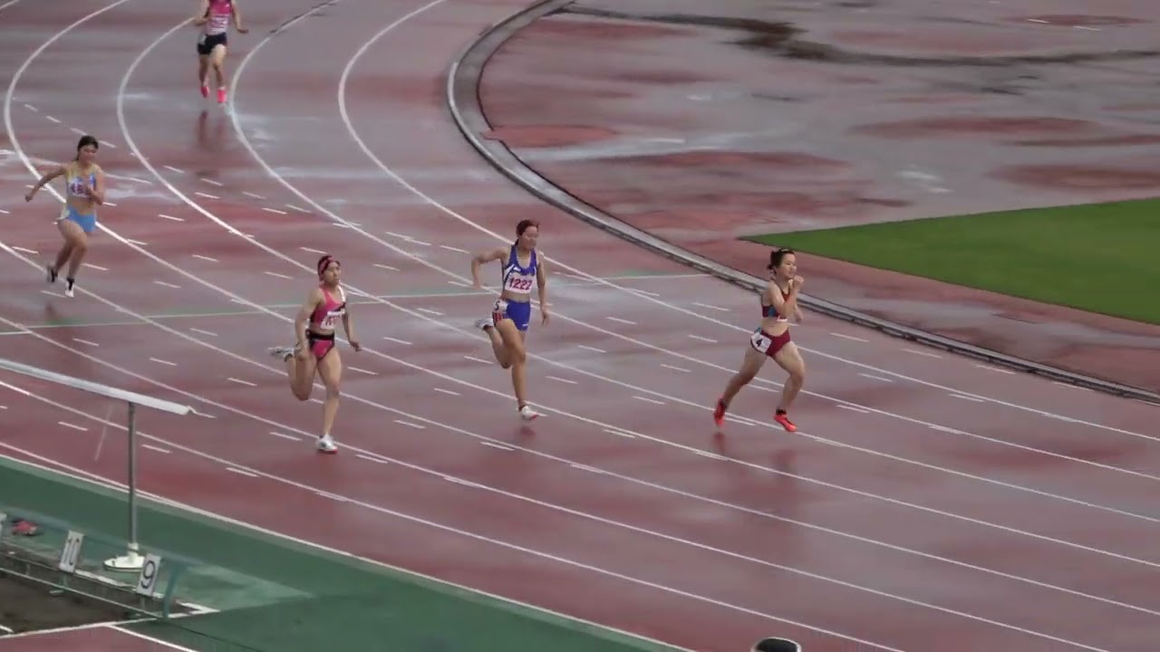 20240527104016宮崎県高校総体女200ｍ予選1組 北林楽衣愛2(宮崎商業)27"22