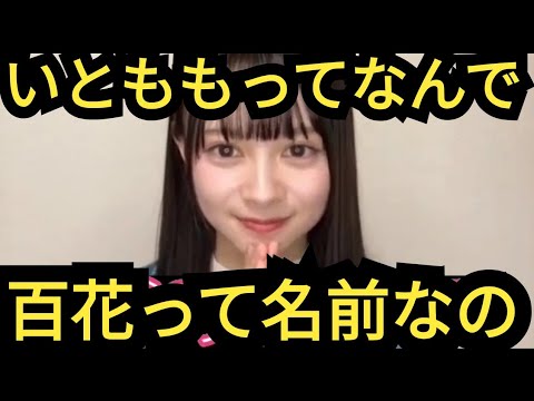 【伊藤百花】百花の名前の由来は!?